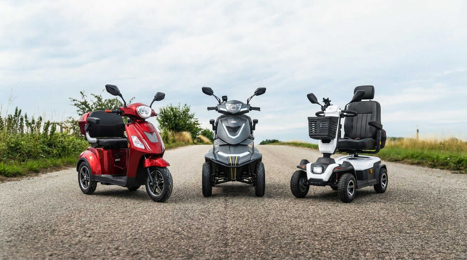 Vilken promenadscooter passar dig bäst? Jämför och hitta din perfekta match.