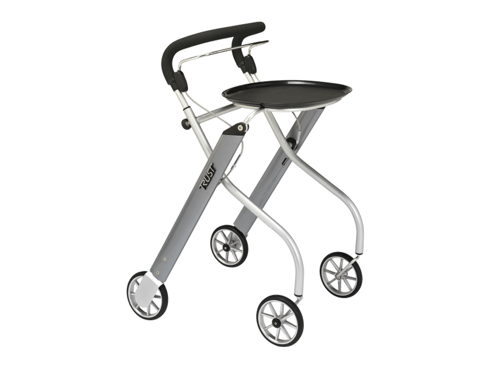 Rollator med bricka