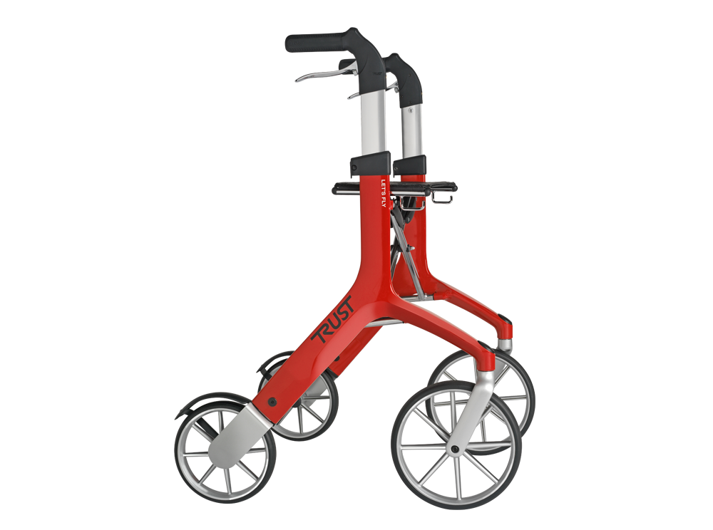 Rollator röd