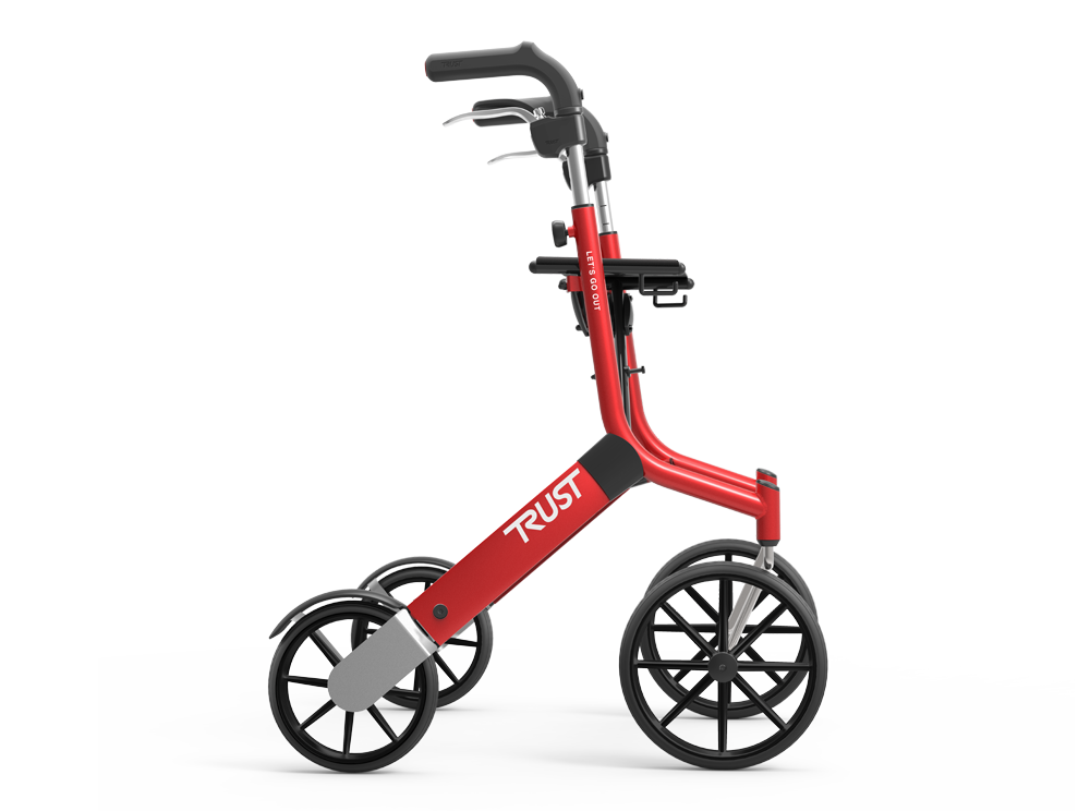 Rollator röd