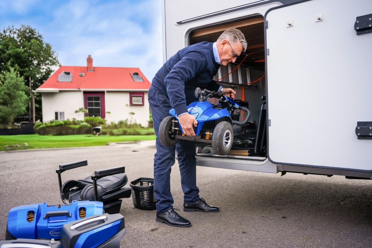 Eloped Travel XL - promenadscooter för resa