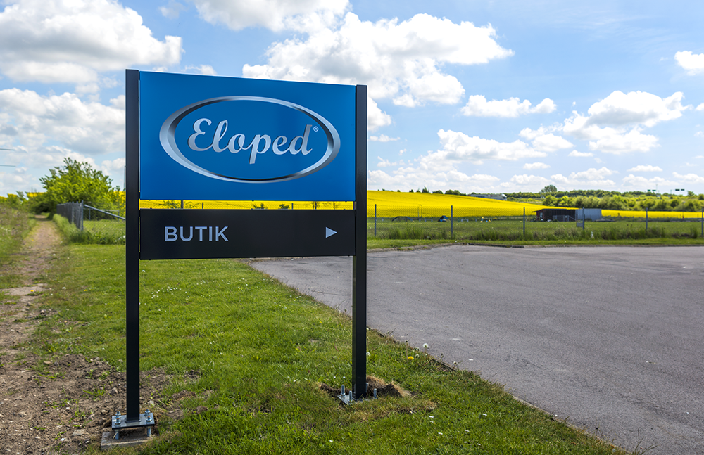 Eloped Butiksskylt