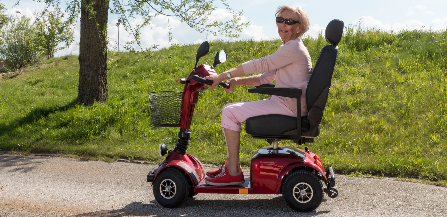 Eloped promenadscooter med hög komfort