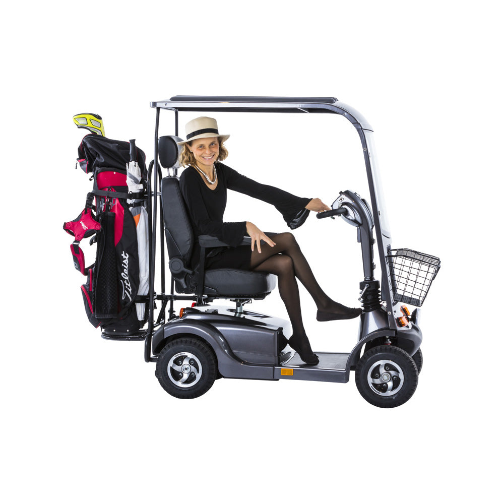 Golfbagshållare till promenadscooter