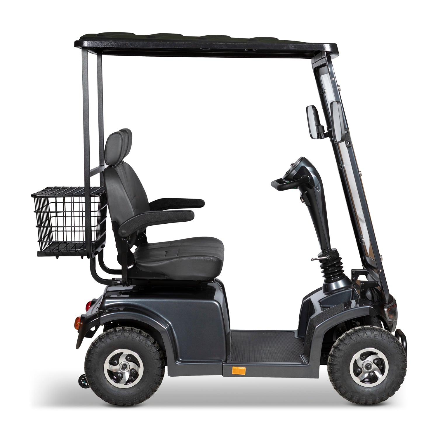 Promenadscooter för två - Eloped Quattro Duo Cabin Grå