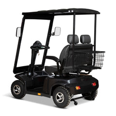 Promenadscooter för två - Eloped Quattro Duo Cabin Grå 